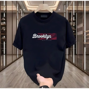 Brooklyn Baskılı Beyaz