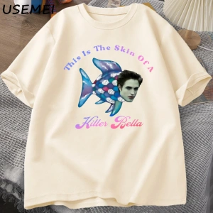 Bu Bir Katil Bellanın Derisi T Shirt Erkekler Komik Film Meme T-Shirt Alacakaranlık Gökkuşağ 2872