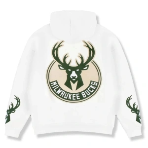 Bucks Sırt Baskılı Ekru Oversize Unisex