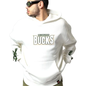 Bucks Sırt Baskılı Ekru Oversize Unisex