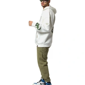 Bucks Sırt Baskılı Ekru Oversize Unisex