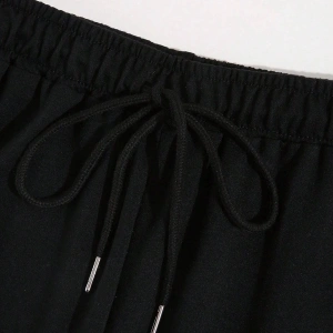 Butterfly Print Drawstring Waist 4 Mevsim Eşofman