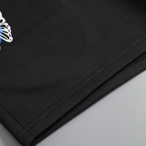 Butterfly Print Drawstring Waist Şort