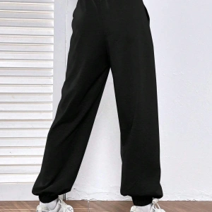 Butterfly Print Elastic Waist 4 Mevsim Eşofman