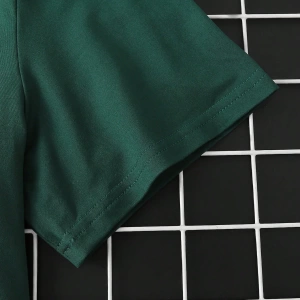 Büyük Beden Erkek Basit Moda Günlük Kısa Kollu Tişört, Günlük Giyim