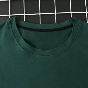 Büyük Beden Erkek Basit Moda Günlük Kısa Kollu Tişört, Günlük Giyim