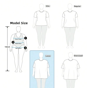 Büyük Beden Rahat Simplicity Mavi Kalp Grafik Yuvarlak Yaka Kısa Kollu Bol Tişör