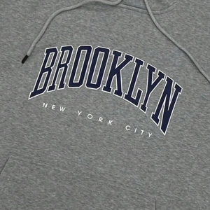 Büyük Boy Erkek Mektup Baskılı Bağcıklı Kapüşonlu Sweatshirt