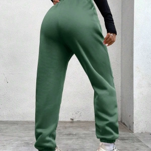 Büzgülü Bacaklı Elastik Bel İpli Kadın Jogger Pantolon