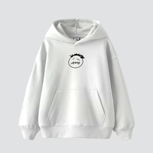 Cactus Jack Sırt Baskılı Oversize Unisex Beyaz