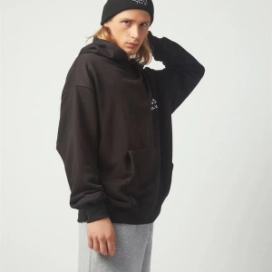 Cactus Oversıze Sweatshirt Hoodie Siyah Siyah