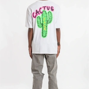 Cactus Oversize T-shirt Beyaz
