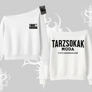 Cafe - Butik - Galeri vb işyerlerine  Kadın KAYIK YAKA Sweatshirt