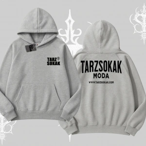 Cafe - Butik - Galeri vb işyerlerine  UNİSEX Kapşonlu Sweatshirt