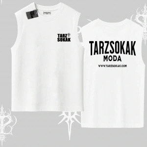 Cafe - Butik - Galeri vb işyerlerine  UNİSEX KOLSUZ T-shirt