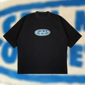 Call Me If You Get Lost Oversize Unisex Pamuklu Nefes Alan Kalın Kumaşlı