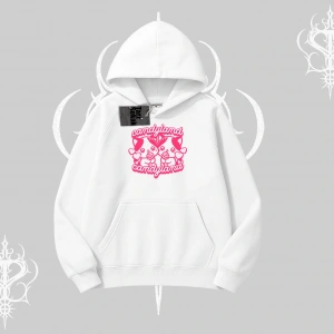 Candyland Yazılı Sevimli Kedi Baskılı Oversize Tshirt