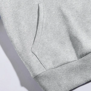 Car & Letter Graphic Drawstring Lined Hoodie Gri