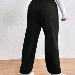 Cartoon & Graphic Drawstring Waist 4 Mevsim Eşofman