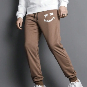 Cartoon Graphic Drawstring Waist Eşofman Altı