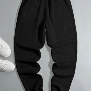 Cartoon & Slogan Graphic Drawstring Waist Eşofman Altı