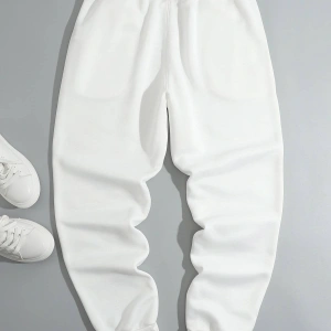 Cartoon & Slogan Graphic Drawstring Waist Eşofman Altı