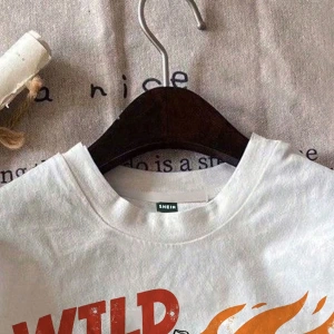 Casual Loose Binicilik Baskılı Yuvarlak Yaka Kısa Kollu Kadın Tişörtü, Yaz İçin Uygu