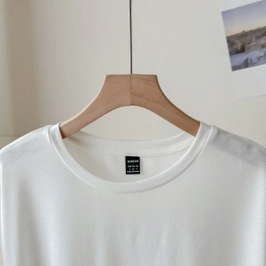 Casual Loose Dokuz Kareli Izgara Desen Yuvarlak Yaka Kısa Kollu Kadın Tişörtü, Y