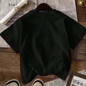 Casual Loose Grafik Baskılı Yuvarlak Yaka Kısa Kollu Kadın Tişörtü, Yazlık Kazak İçi