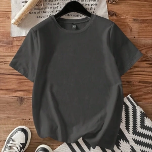 Casual Loose NY Grafik Yuvarlak Yaka Kısa Kollu Tişört Kadınlar İçin, Yaz İçin Uygun
