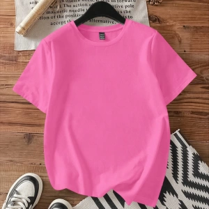 Casual Loose NY Grafik Yuvarlak Yaka Kısa Kollu Tişört Kadınlar İçin, Yaz İçin Uygun