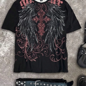 Casual Loose Rock Müzik Dudaklar Grafik Baskılı Yuvarlak Yaka Kısa Kollu Kadın Tişör