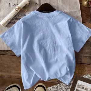 Casual Loose Vintage Araba Grafik Yuvarlak Yaka Kısa Kollu Kadın Tişörtü, Yaz İçin U