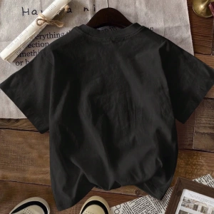 Casual Loose Vintage Araba Grafik Yuvarlak Yaka Kısa Kollu Kadın Tişörtü, Yaz İçin U