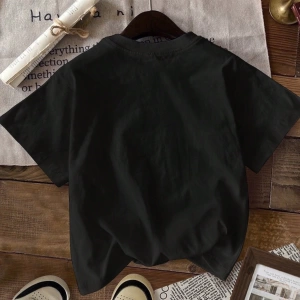 Casual Loose West Coast English Graphic Yuvarlak Yaka Kısa Kollu Tişört Kadınlar İçi