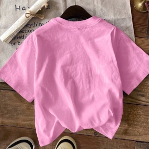Casual Minimalist Kiraz Desenli Yuvarlak Yaka Kısa Kollu Dar Kesim Kadın Tişörtü, Ya