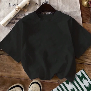 Casual Oversized ENJOY Grafik Yuvarlak Yaka Kısa Kollu Tişört Kadınlar İçin, Yaz İ