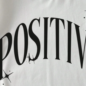 Casual Positive Letter Print Crew Neck Kısa Kollu Fitted Kadın Tişörtü, Yaz İçin Uyg