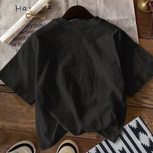 Casual Retro Kırmızı Araba Desenli %50 Pamuk Kadın Tişört