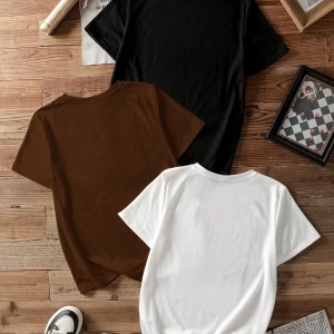 Casual Retro Kırmızı Araba Desenli %50 Pamuk Kadın Tişört