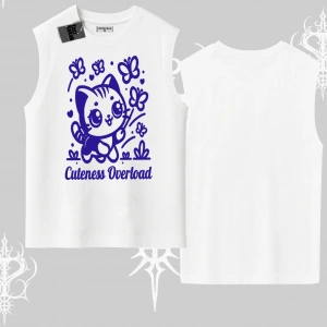 Catronaut Kedi Baskılı Kapşonlu Sweatshirt