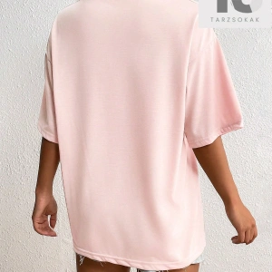 Catsneeze Goth Sloganı Kafatası Grafikli Drop Omuz Tişörtü