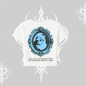 Çerçeveli Kedi Baskılı Babby Tee Tshirt