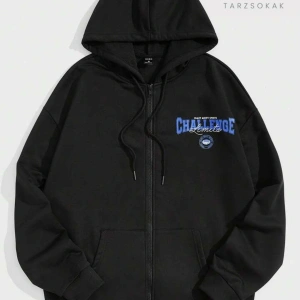 Challange Sweatshirt Fermuarlı Hırka Siyah