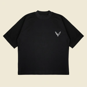 Chevrolet Corvette Baskılı Oversize Unisex Pamuklu Nefes Alan Kalın Kumaşlı