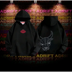 Chicago Bulls Tasarım Baskılı Kapüşonlu Sweatshirt Hoodie Model3 Siyah