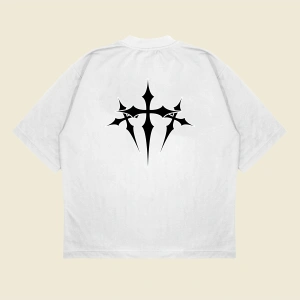 Chrome Hearts X Nocta Baskılı Oversize Unisex Pamuklu Nefes Alan Kalın Kumaşlı