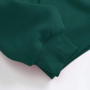 Coke serisi Cartoon Graphic Kangaroo Pocket Drawstring Thermal Lined Hoodie