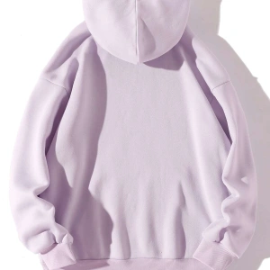 Coke serisi SHEIN Qutie Cartoon Graphic Drop Shoulder Drawstring Thermal Lined Hoodie