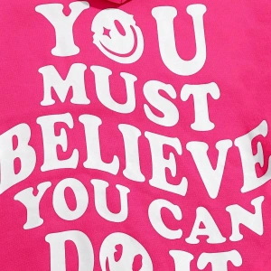 Coke serisi Slogan & Cartoon Graphic Hoodie